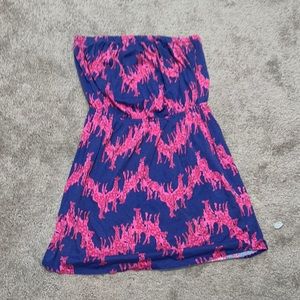 Lilly Pulitzer cotton strapless dress